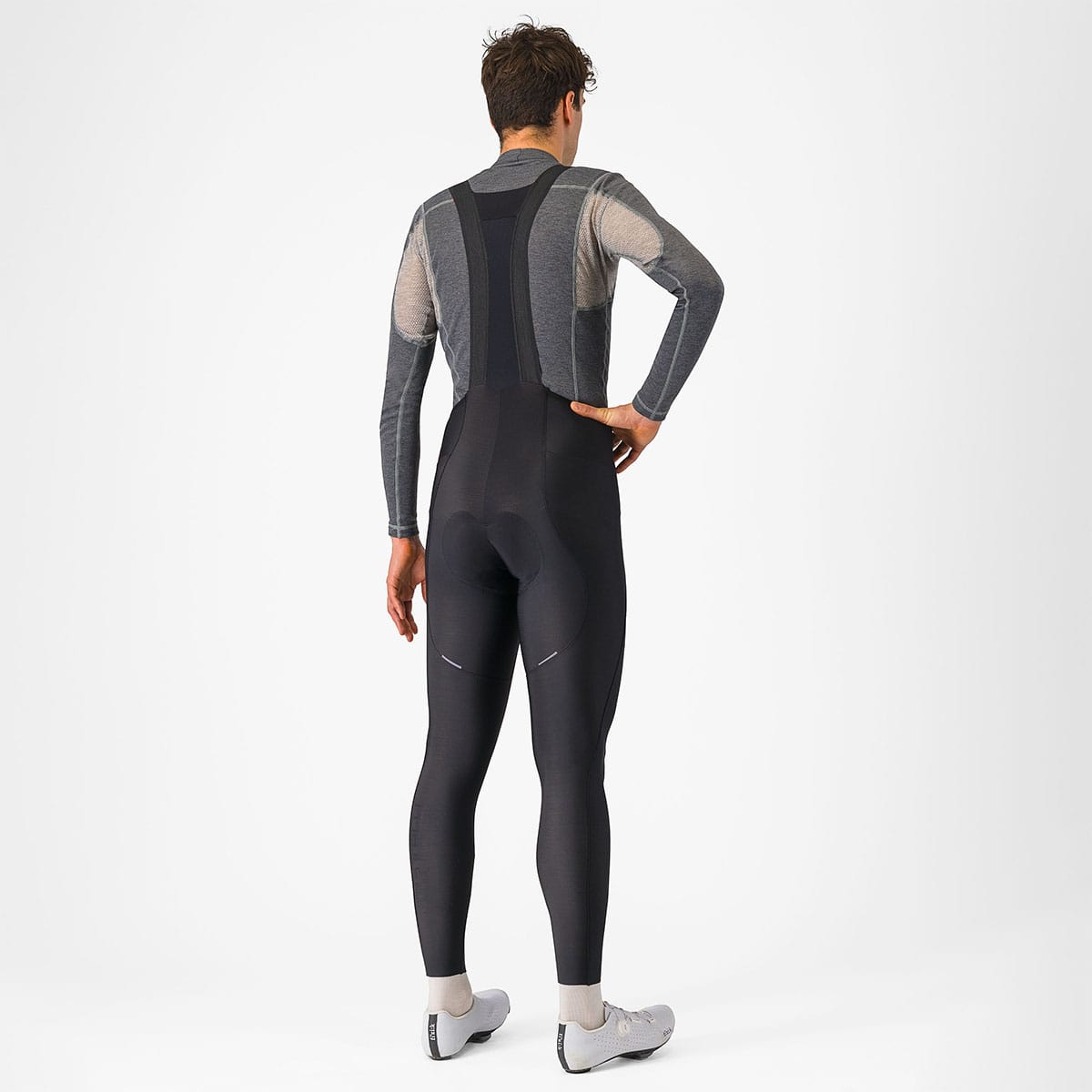 Lange Trägerhose CASTELLI ESPRESSO Schwarz