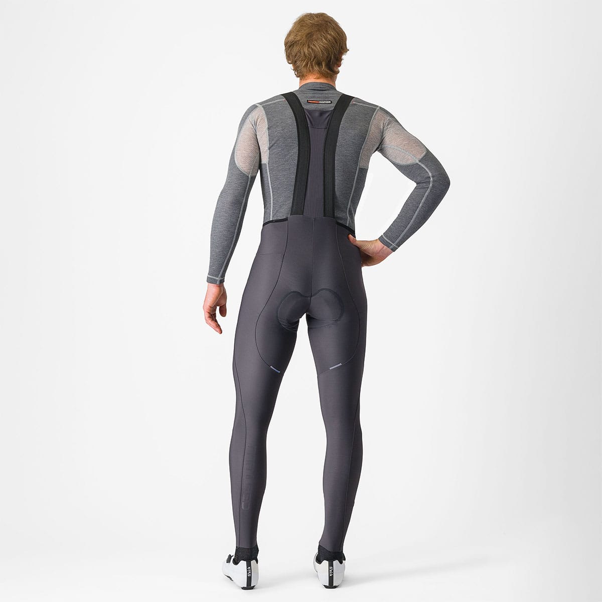 Lange Trägerhose CASTELLI ESPRESSO Grau