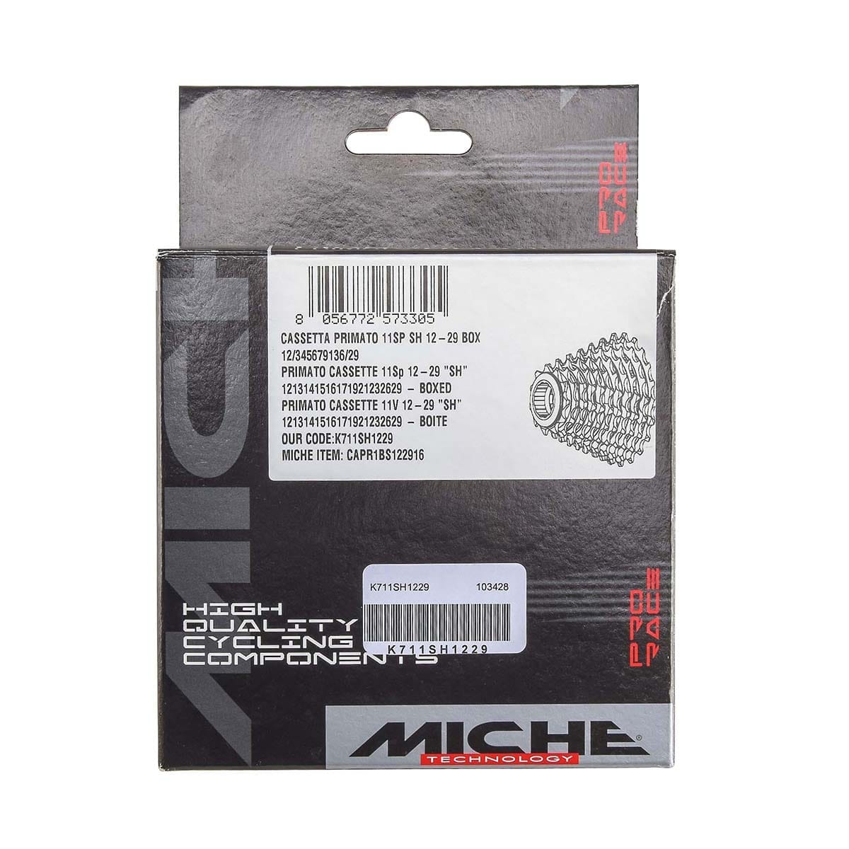 Kassette 11-fach MICHE PRIMATO Shimano