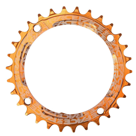 Kettenblatt Mono RACE FACE NARROW WIDE 9/10/11/12V 4 Löcher 104 mm Orange