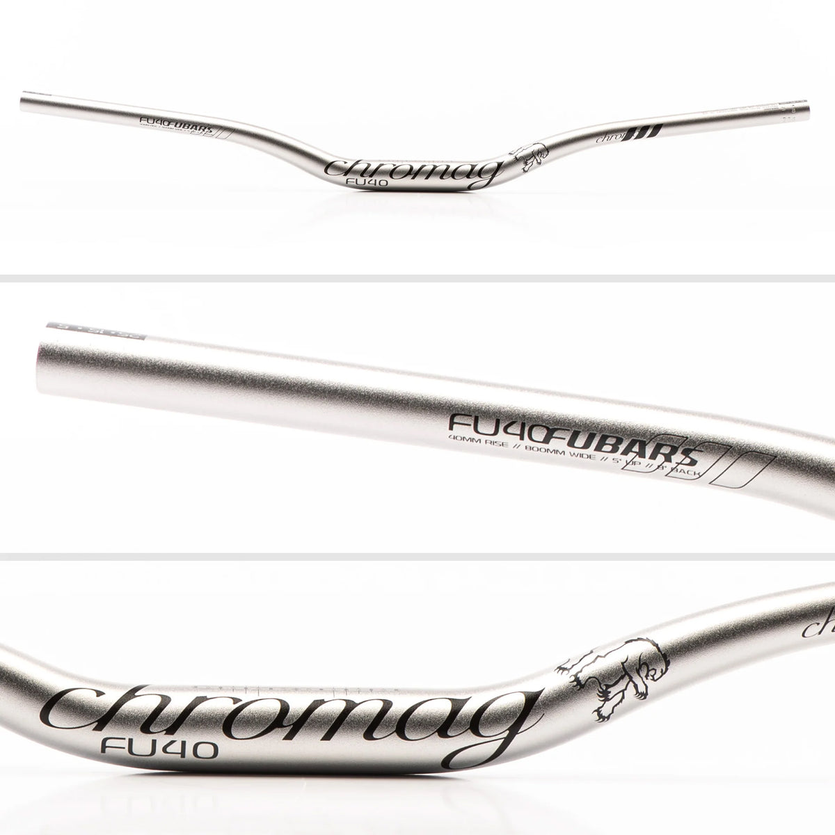 Lenker CHROMAG FU40 Rise 40mm 800mm Silber