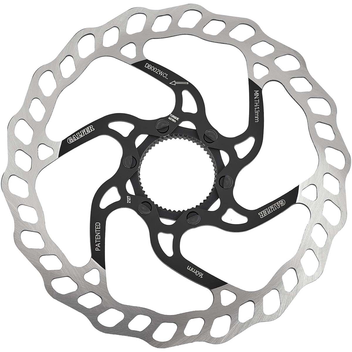 Bremsscheibe GALFER WAVE Centerlock Schwarz
