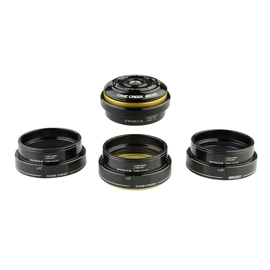 Halbintegriertes / Externes Steuersatz CANE CREEK ANGLESET 0,5/1/1,5° 1"1/8 - 1,5" ZS44-EC56 Schwarz