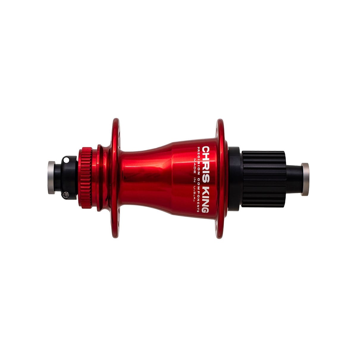 Hinterradnabe CHRIS KING BOOST CENTERLOCK 28 Loch Rot