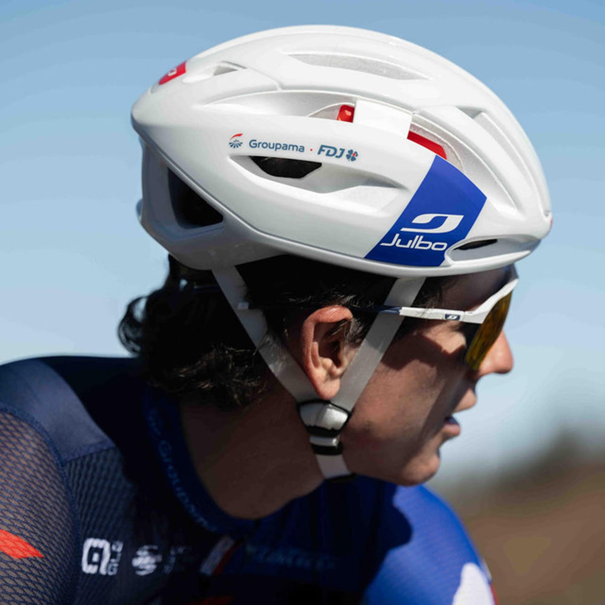 Rennradhelm JULBO FINISHER EVO FDJ Weiß