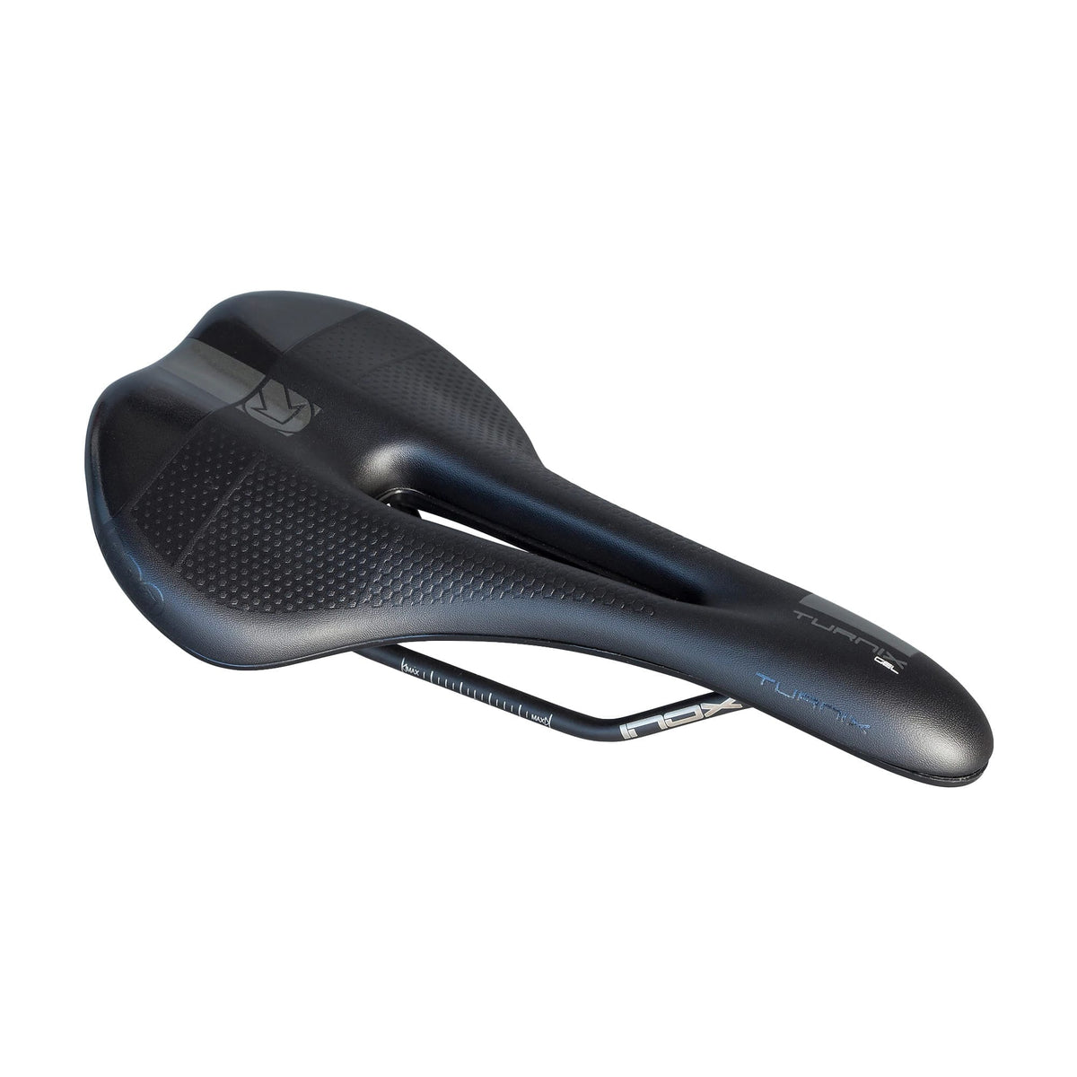 Sattel PRO TURNIX GEL 142mm Inox-Schienen Schwarz