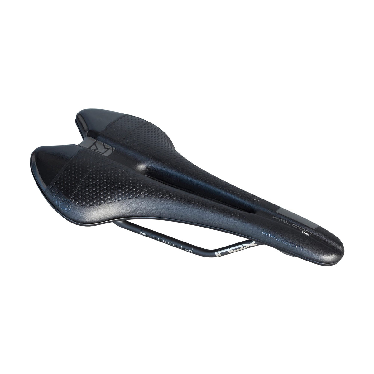 Sattel PRO FALCON GEL 142mm Edelstahlschienen Schwarz