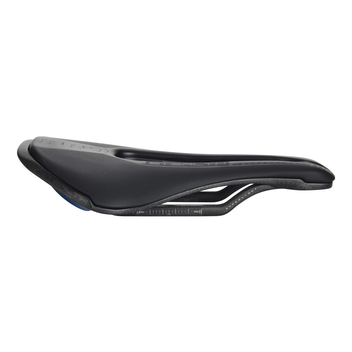 Sattel PRO STEALTH SUPERLIGHT 142mm Carbon-Schienen Schwarz