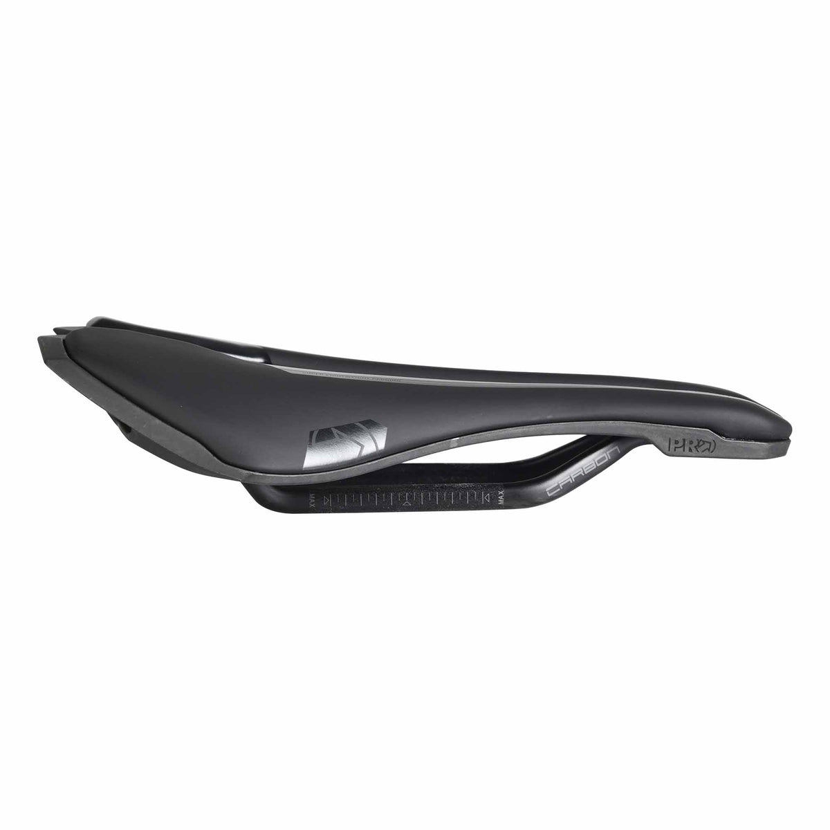 Sattel PRO STEALTH TEAM 142 mm Carbon-Schienen Schwarz
