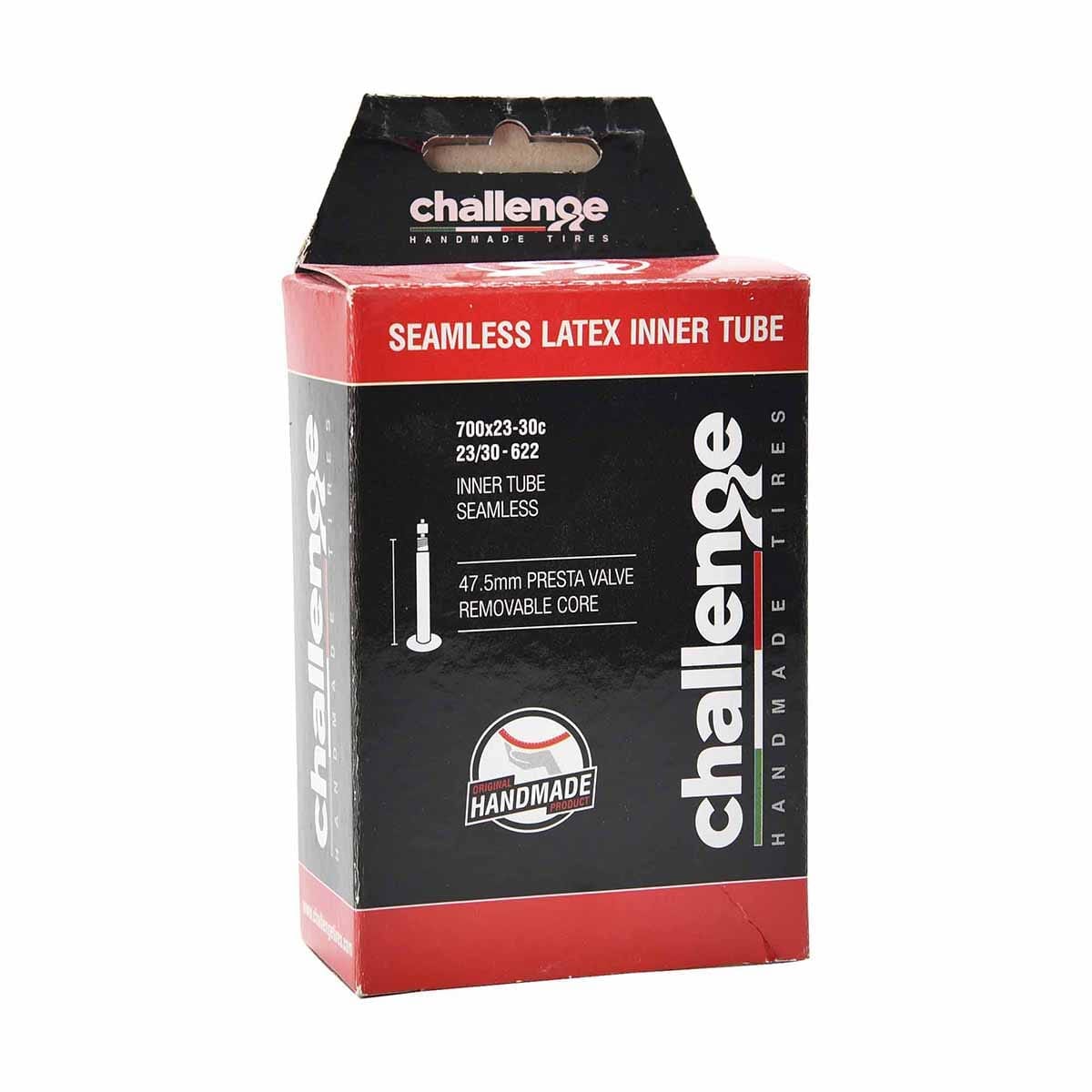 Schlauch CHALLENGE LATEX ROAD 700x23/30c Presta 47mm