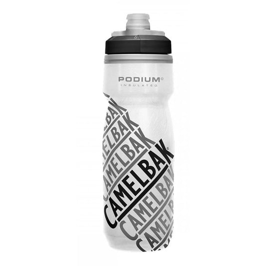Thermotrinkflasche CAMELBAK PODIUM CHILL Schwarz/Weiß