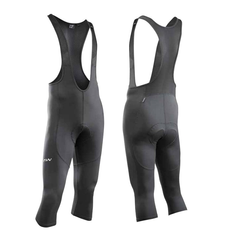 3/4-Trägerhose NORTWAVE ACTIVE LIGHT Schwarz