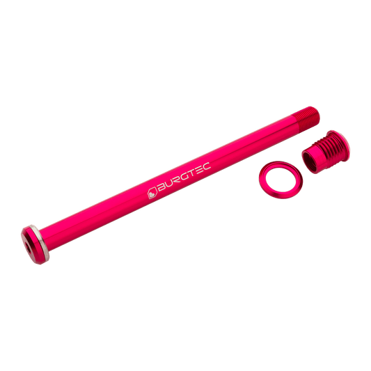 BURGTEC Hinterradachse 173,7mm für Santa Cruz Rahmen Rosa