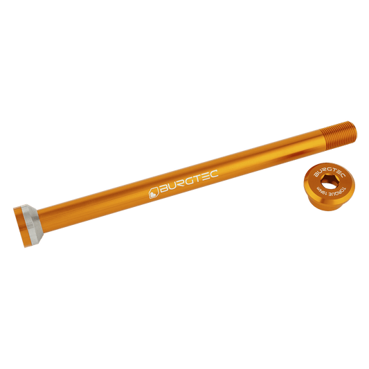 Hinterradachse BURGTEC 171 mm für Transition-Rahmen Orange