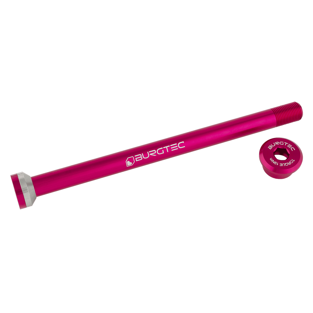 BURGTEC Hinterradachse 171 mm für Transition-Rahmen Rosa