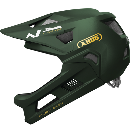 MTB-Helm ABUS YOUDROP FF Junior Moss Grün