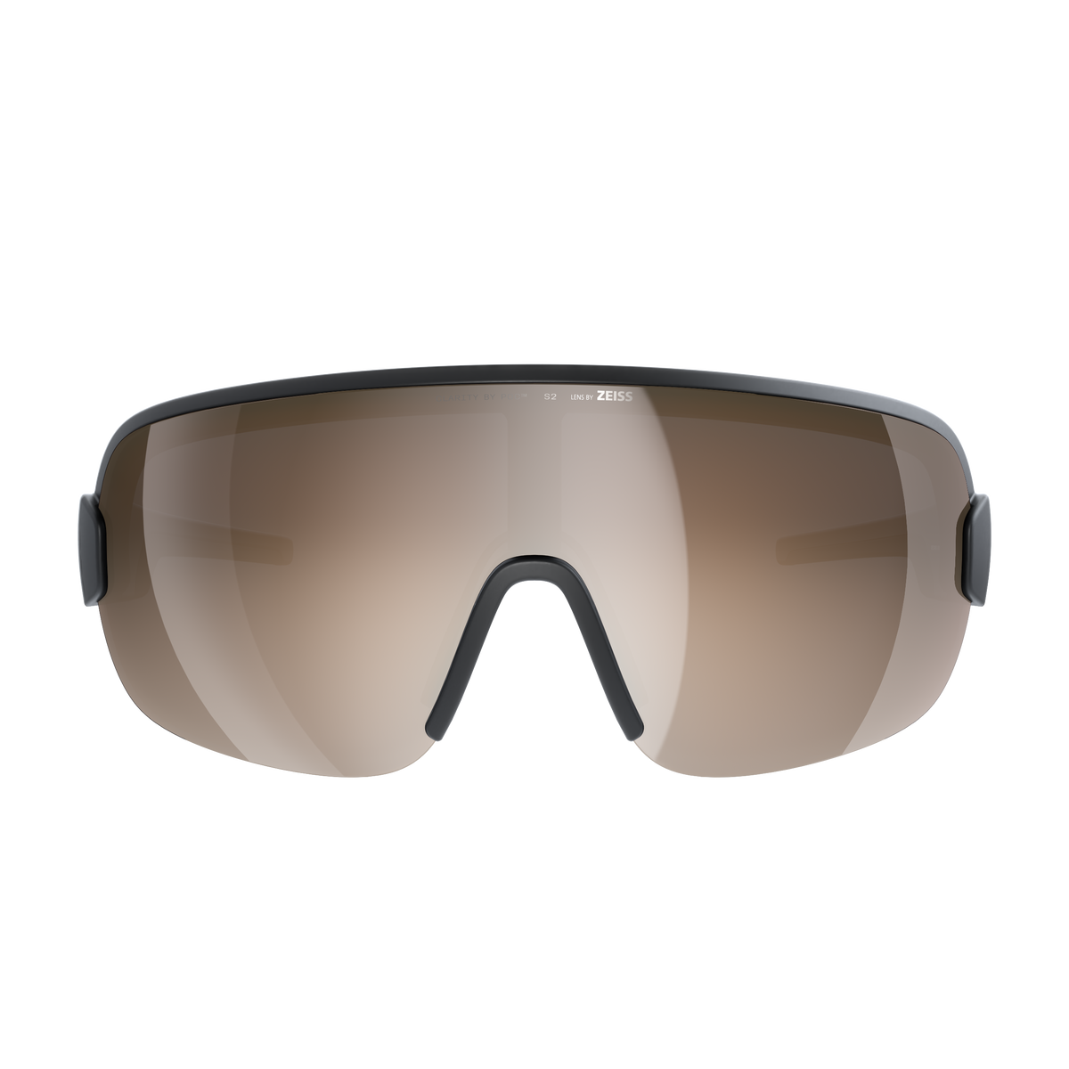 Brille POC AIM Schwarz Glas Clarity Trail Partly Sunny Silver