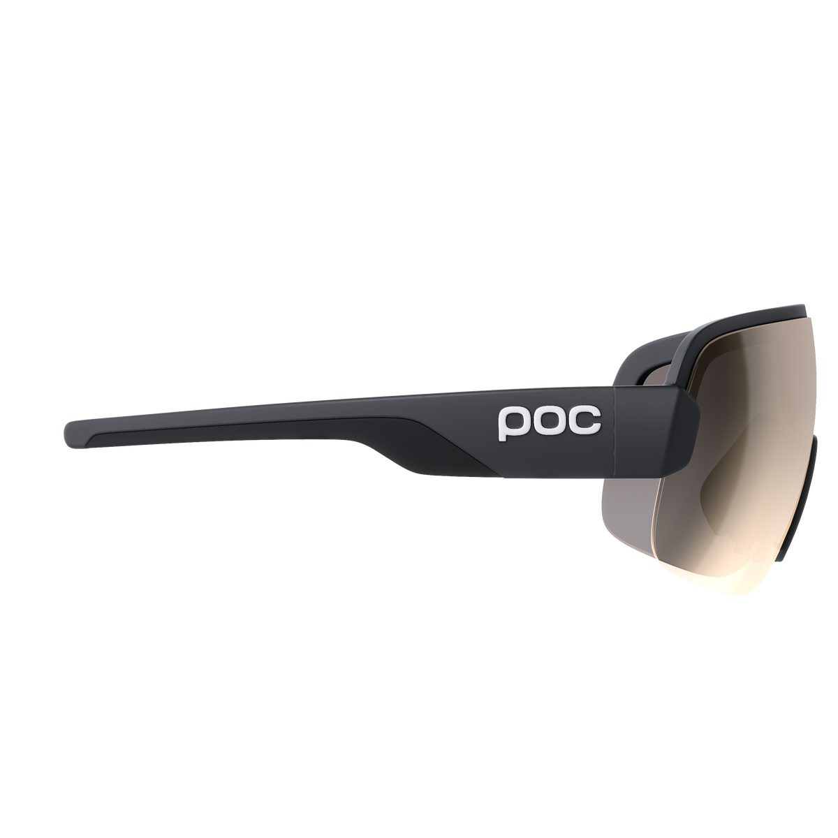 Brille POC AIM Schwarz Glas Clarity Trail Partly Sunny Silver