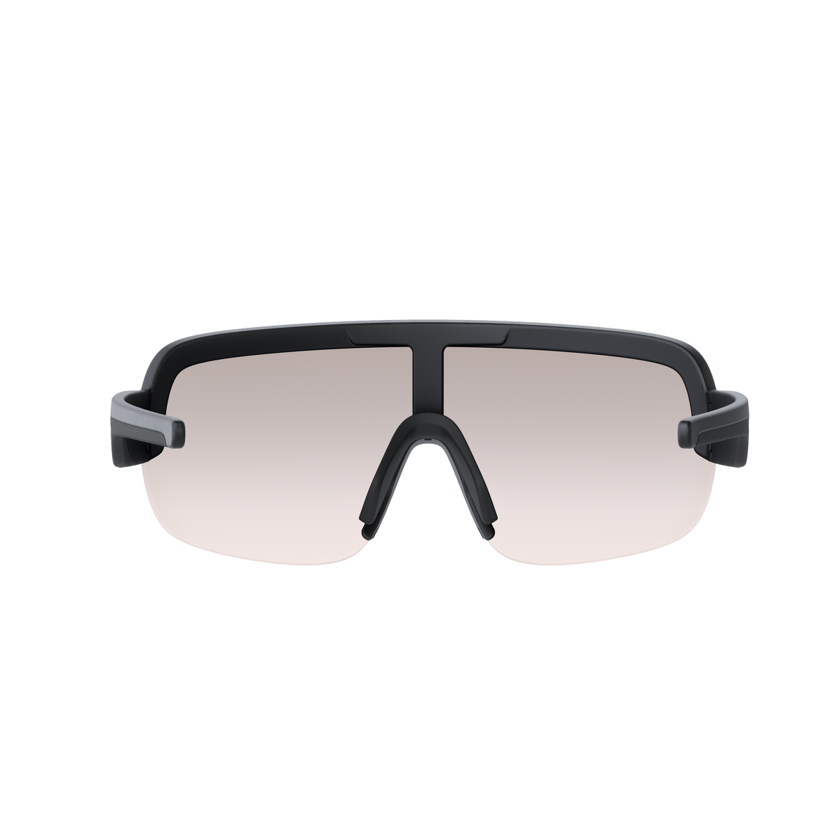 Brille POC AIM Schwarz Glas Clarity Trail Partly Sunny Silver