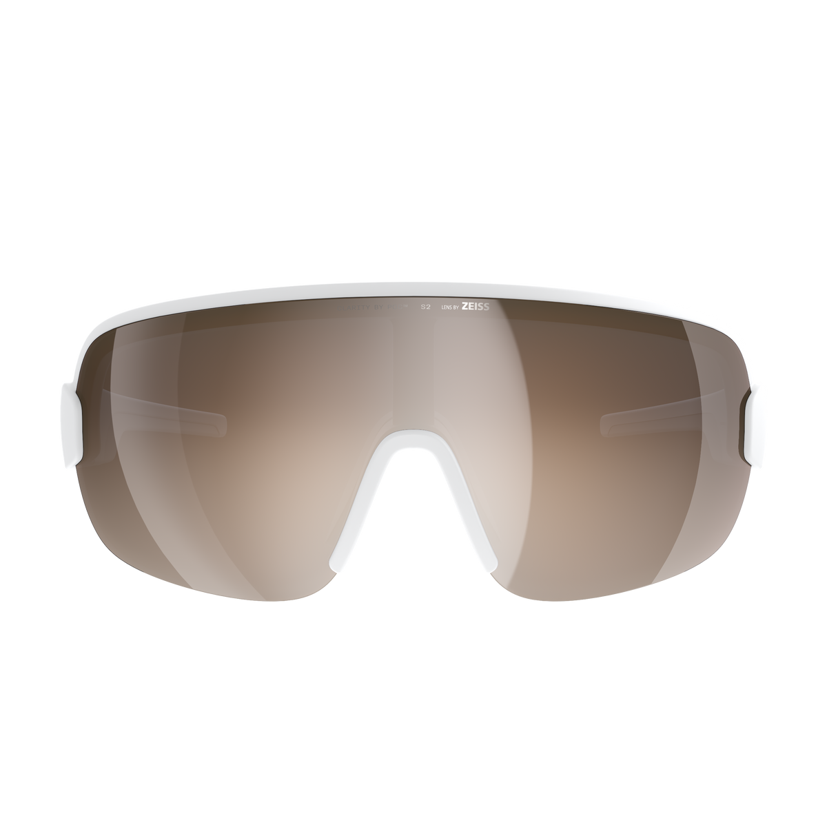 Brille POC AIM Weiß Glas Clarity Trail Partly Sunny Silver