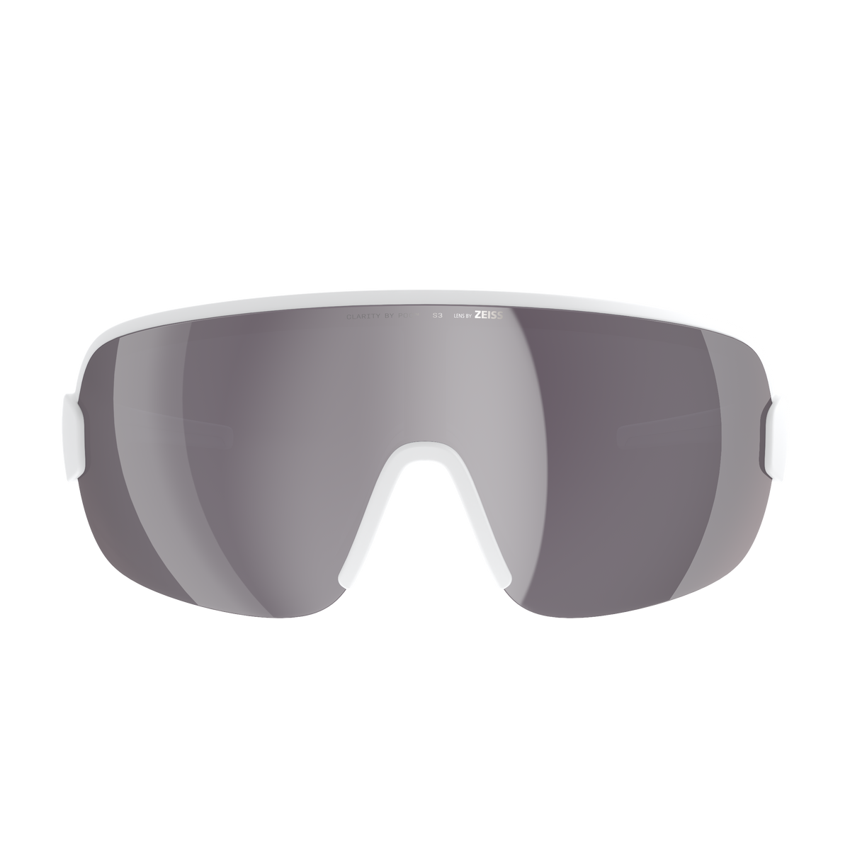Brille POC AIM Weiß Glas Clarity Road Sunny Silver