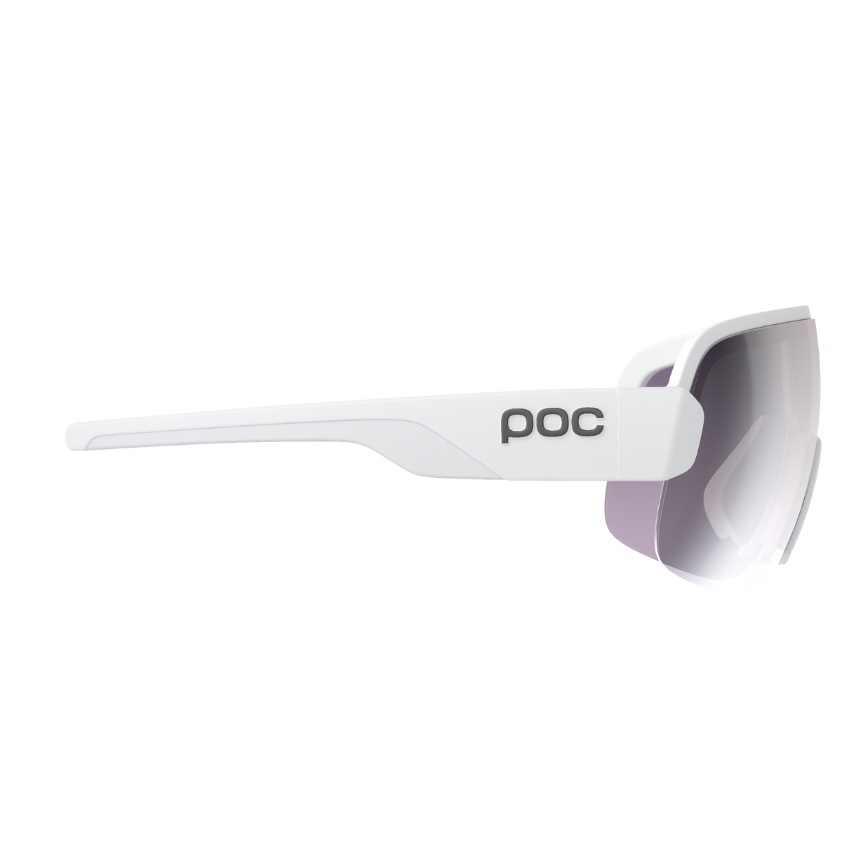 Brille POC AIM Weiß Glas Clarity Road Sunny Silver