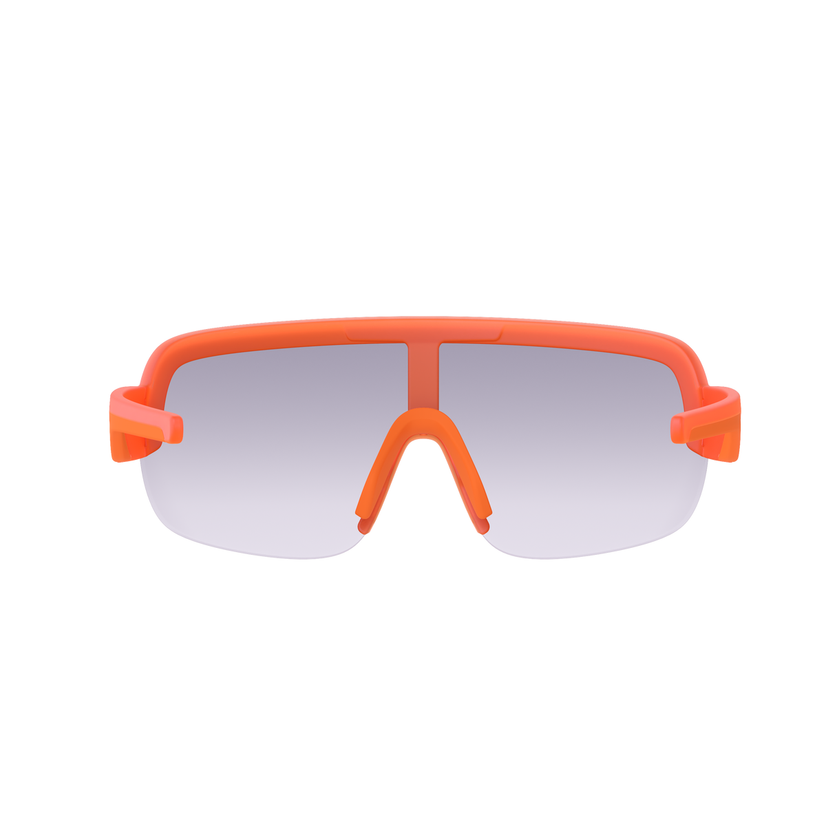 Brille POC AIM Orange Fluo Transluzent Glas Clarity Road Partly Sunny Gold