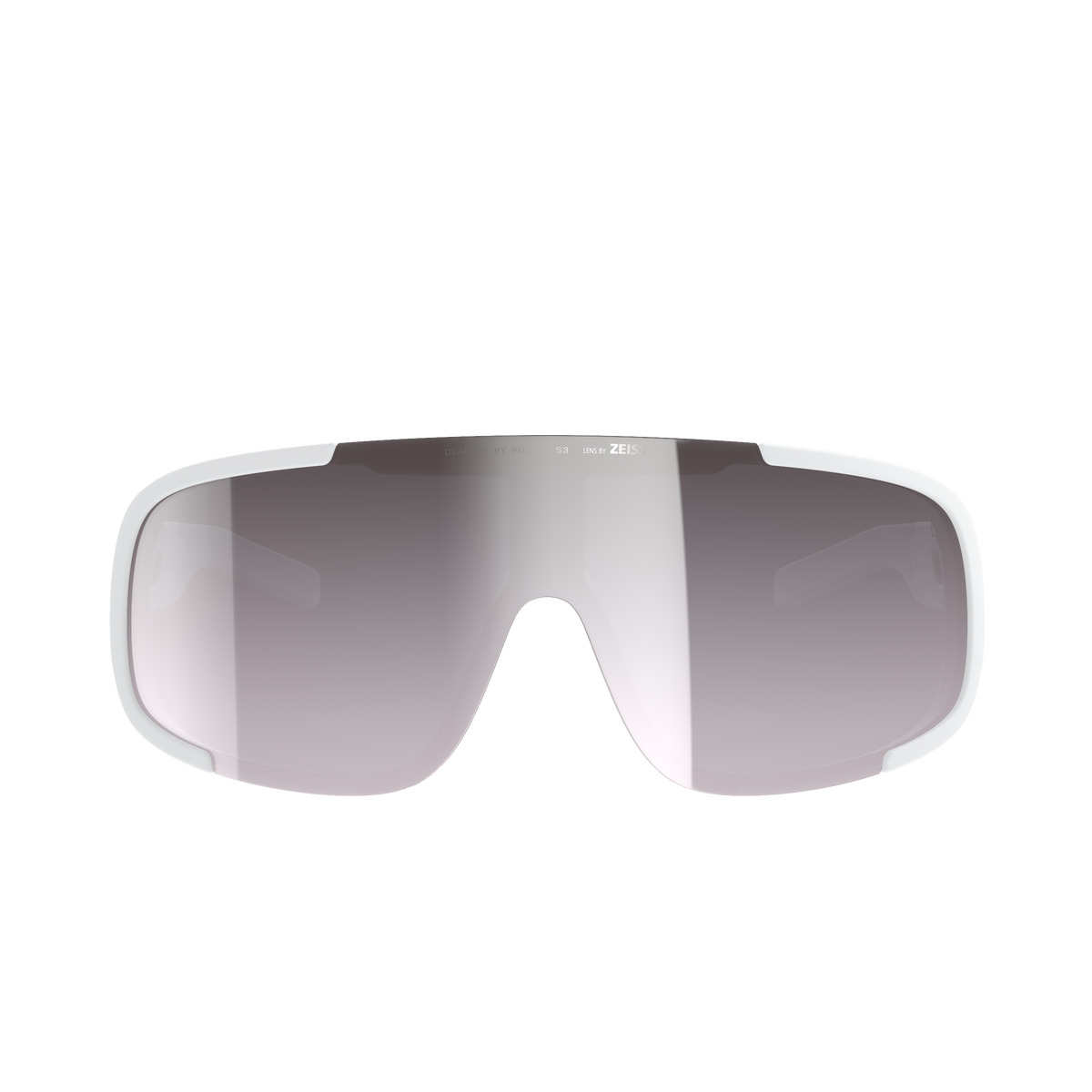 Brille POC ASPIRE Weiß Glas Clarity Road Sunny Silver