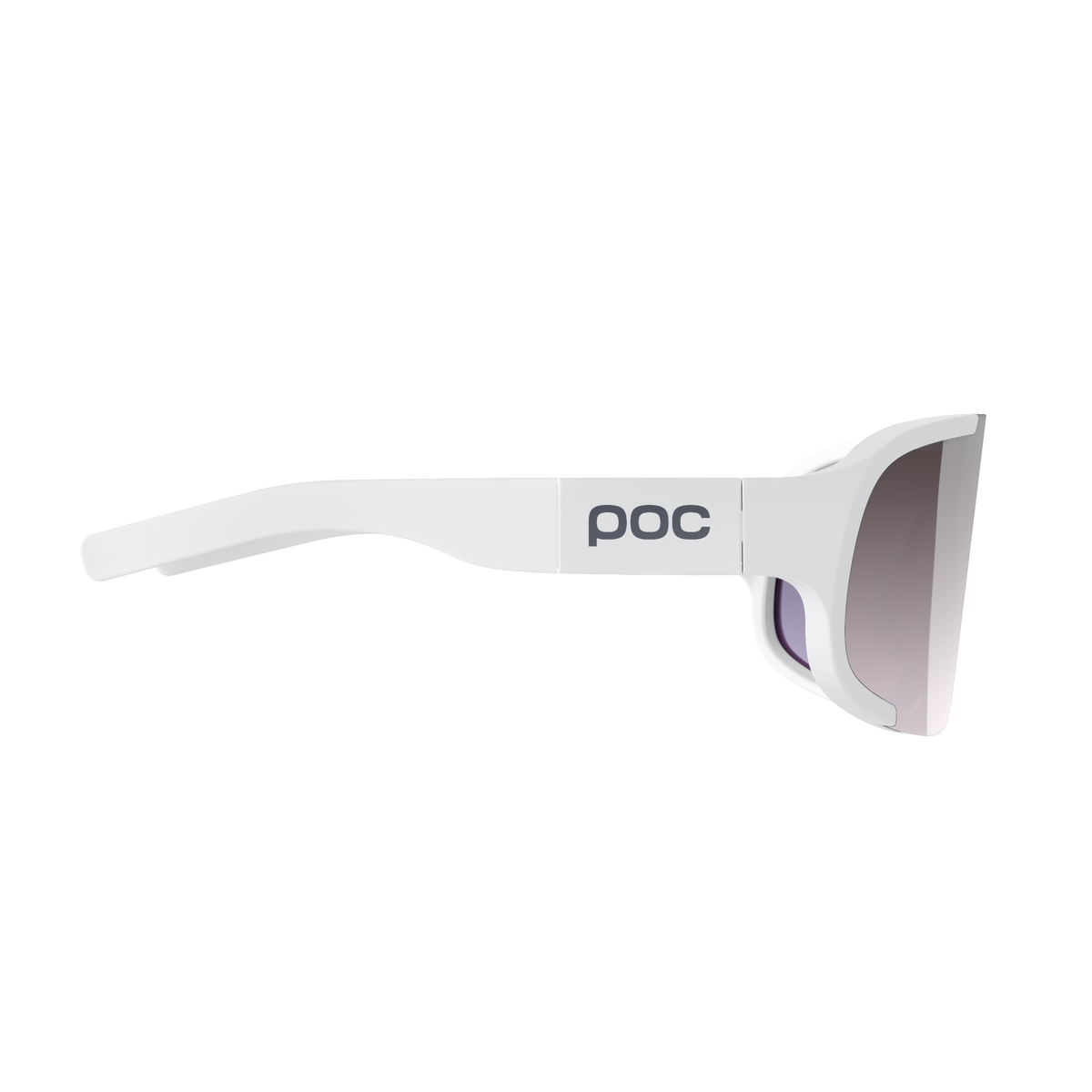 Brille POC ASPIRE Weiß Glas Clarity Road Sunny Silver