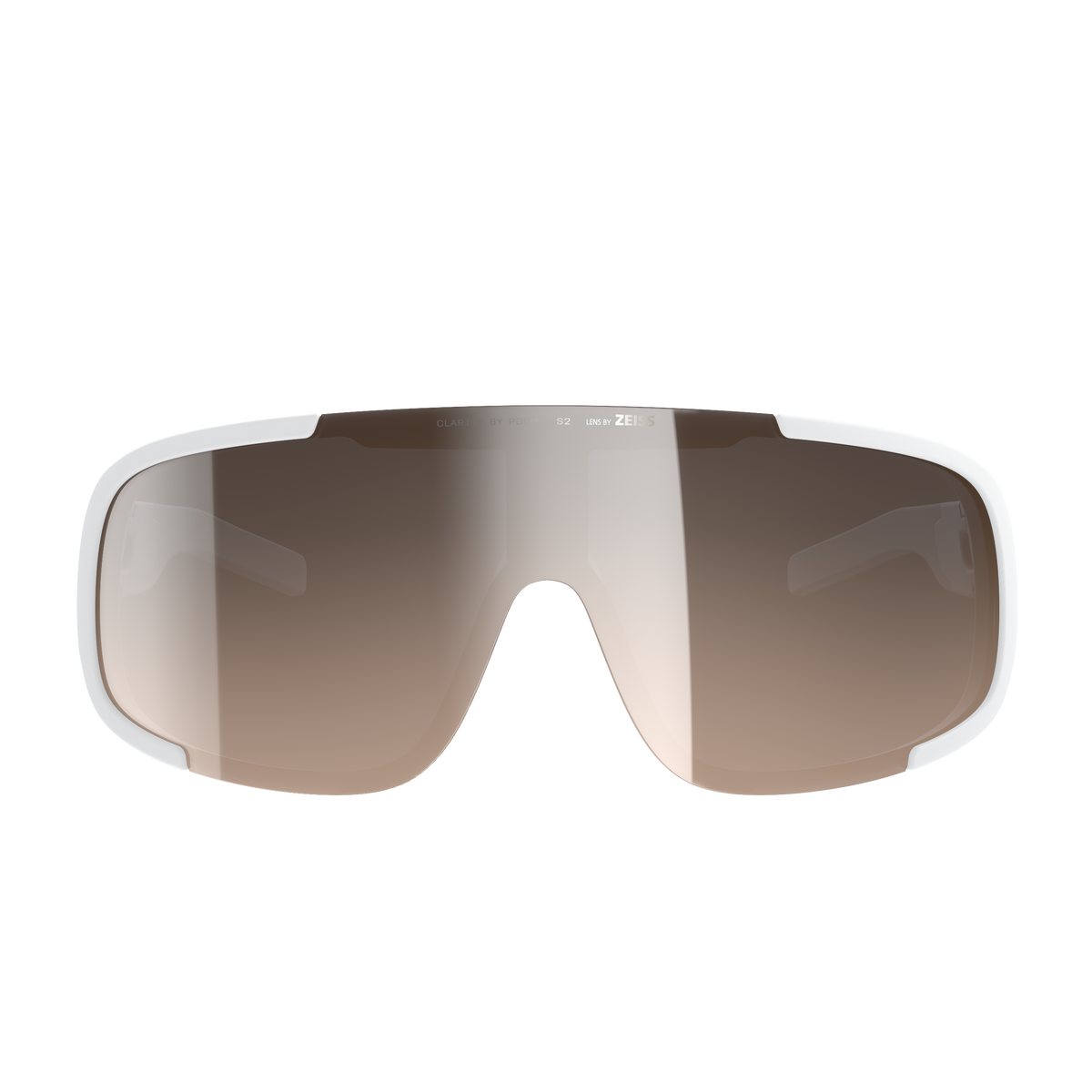 Brille POC ASPIRE Weiß Glas Clarity Trail Partly Sunny Silver