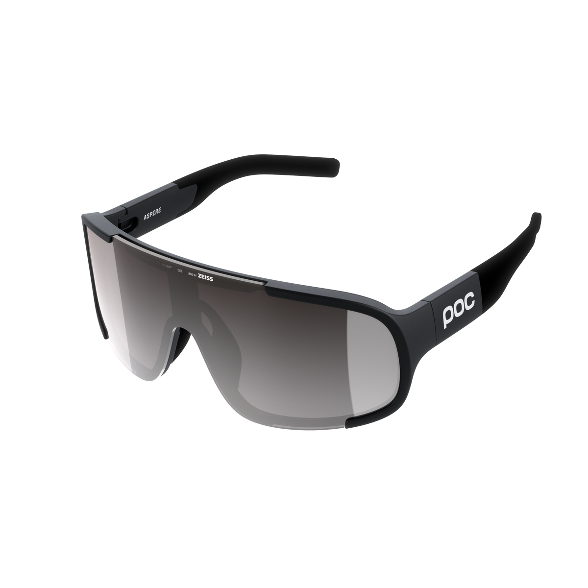 Brille POC ASPIRE WF Schwarz Glas Clarity Road Sunny Silver