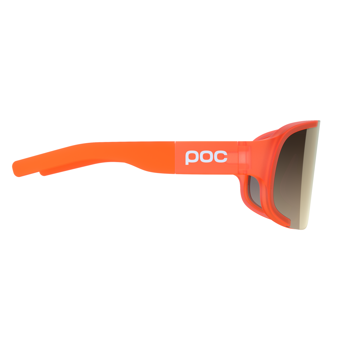 Brille POC ASPIRE WF Fluoreszierendes Orange Transluzent Glas Clarity Road Partly Sunny Gold