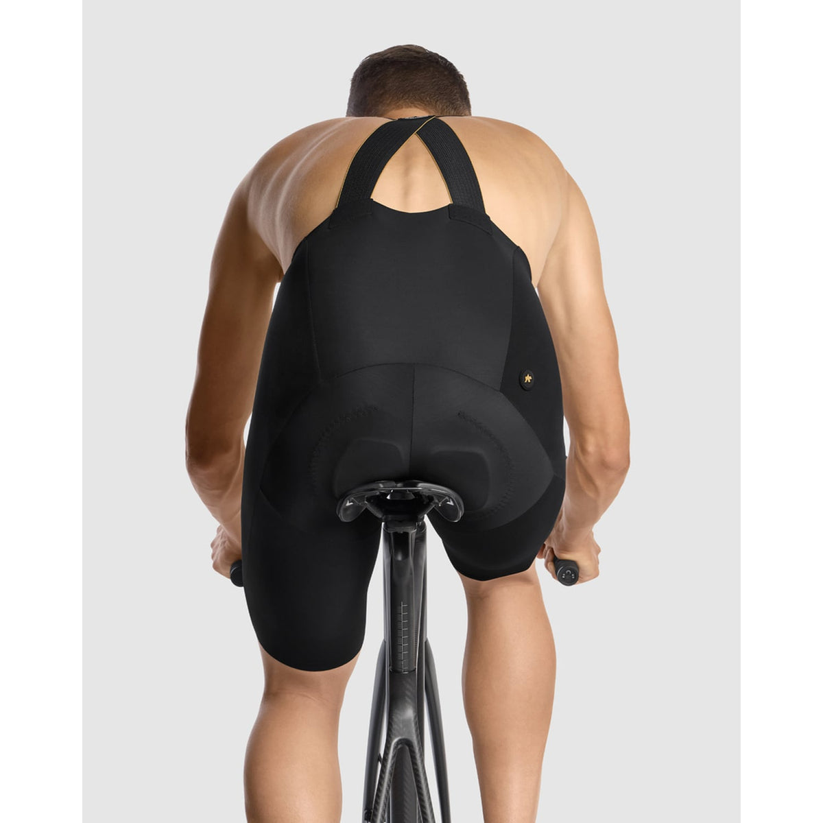 Kurze Trägerhose ASSOS EQUIPE RSR S11 Schwarz