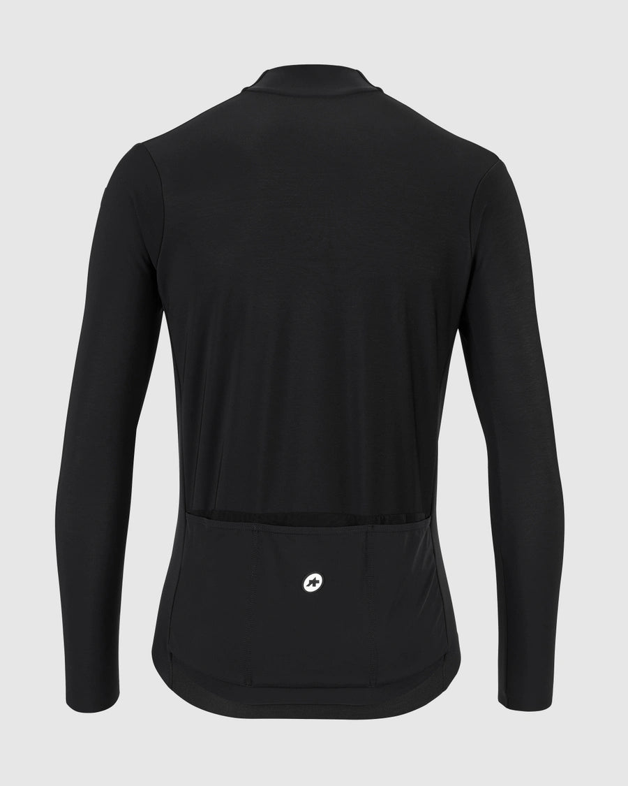 Trikot ASSOS MILLE GT SPRING FALL C2 Langarm Schwarz