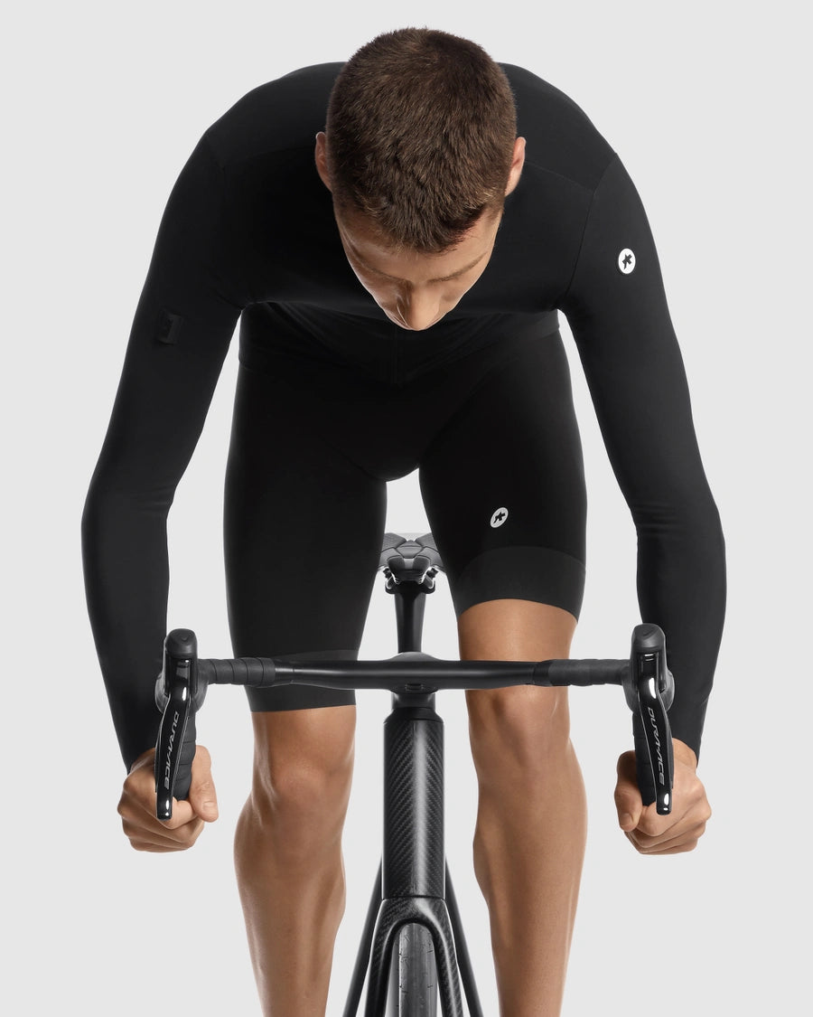 Trikot ASSOS MILLE GT SPRING FALL C2 Langarm Schwarz