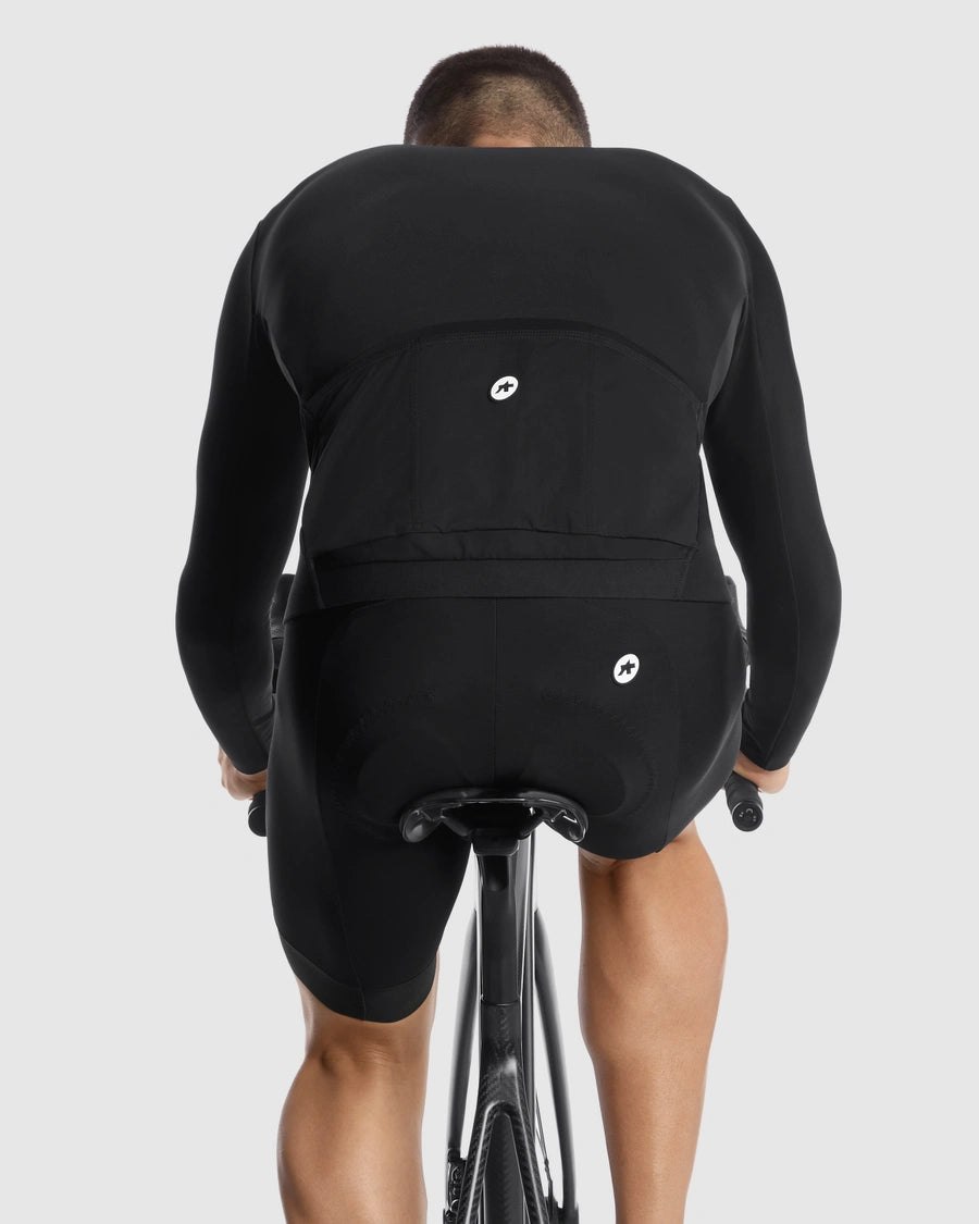 Trikot ASSOS MILLE GT SPRING FALL C2 Langarm Schwarz