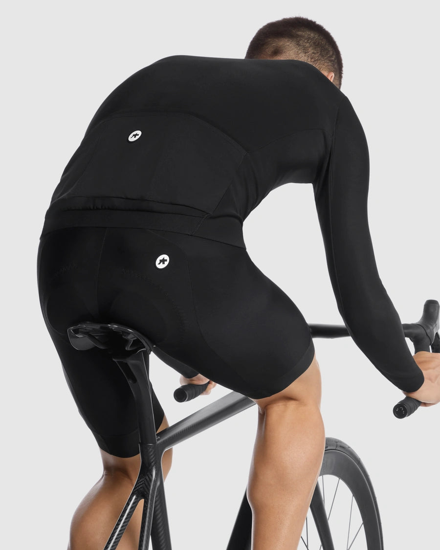 Trikot ASSOS MILLE GT SPRING FALL C2 Langarm Schwarz