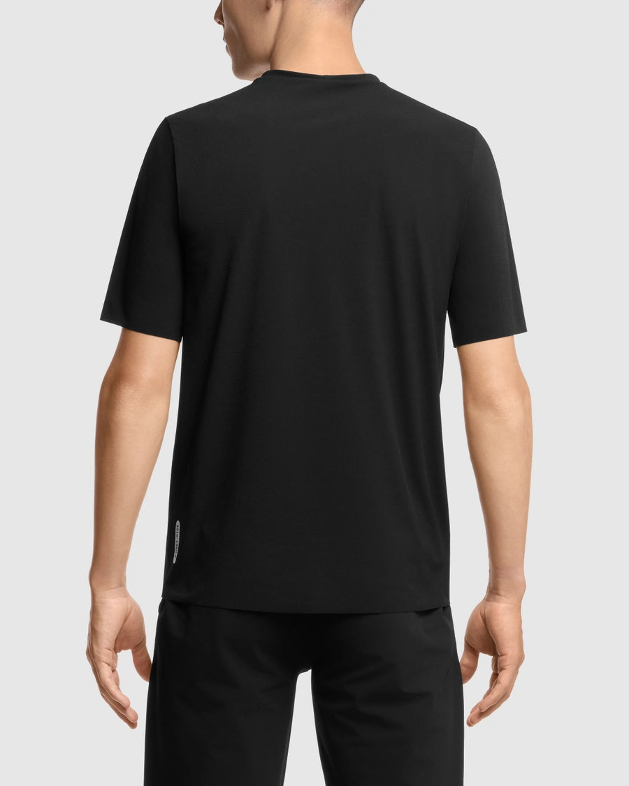 Trikot ASSOS TACTICA POST RIDE T5 Kurzarm Schwarz