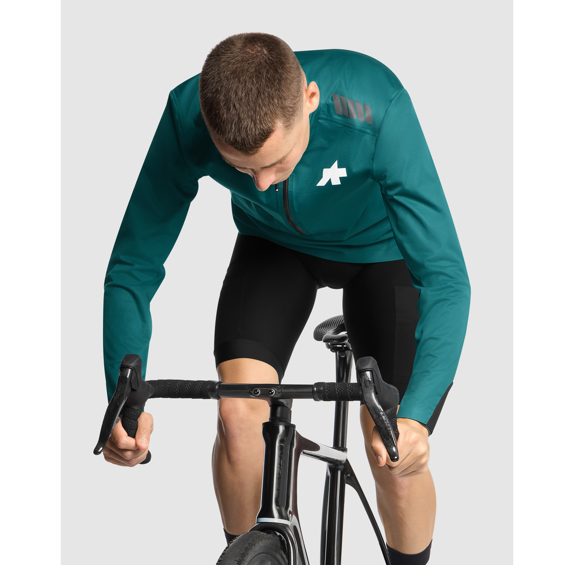 Jacke ASSOS TACTICA RAIN T5 Foundation Green