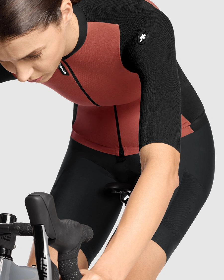 Trikot ASSOS TACTICA T5 Kurzarm Damen Burned Brown