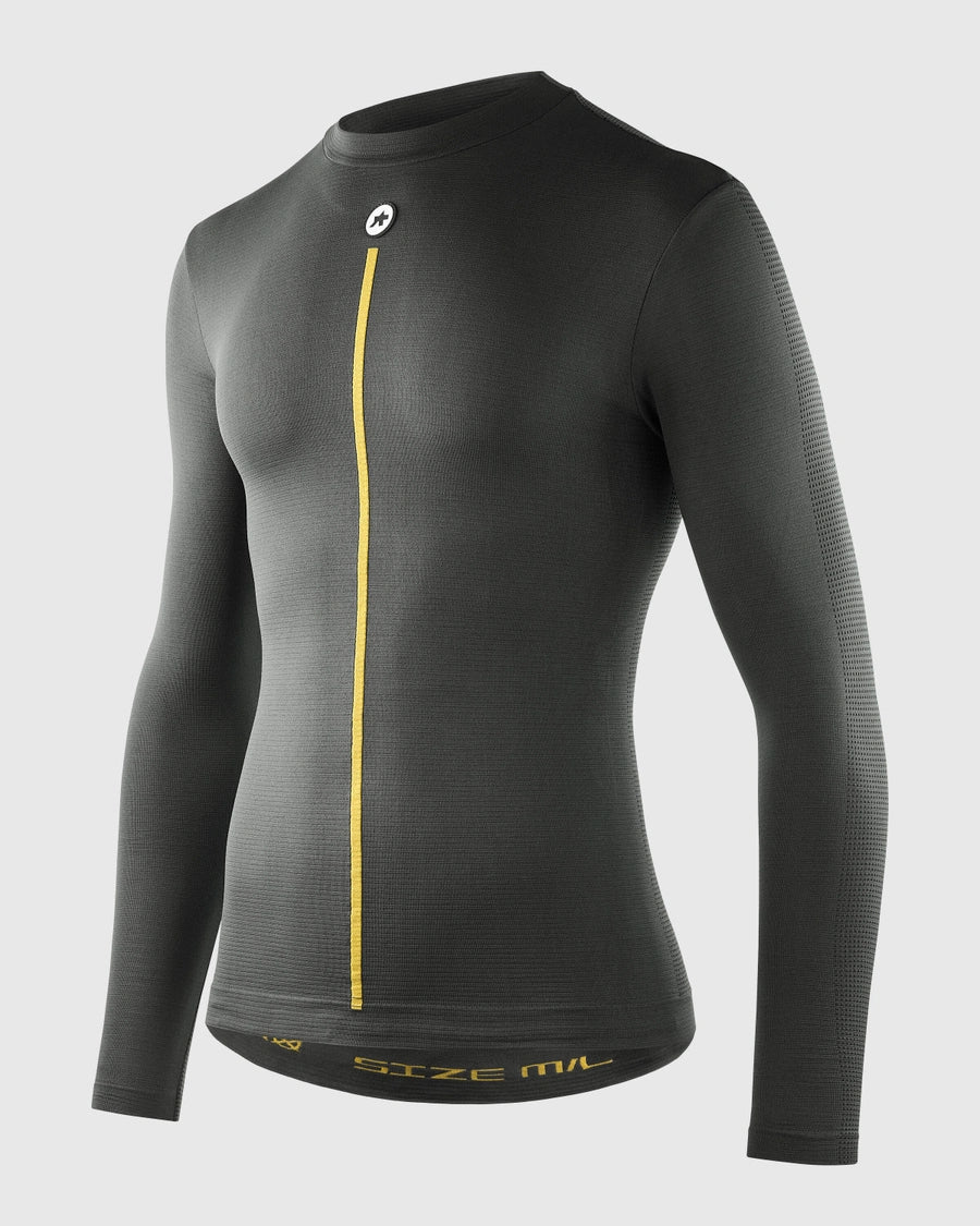 Unterhemd ASSOS SPRING FALL P1 Langarm Grau