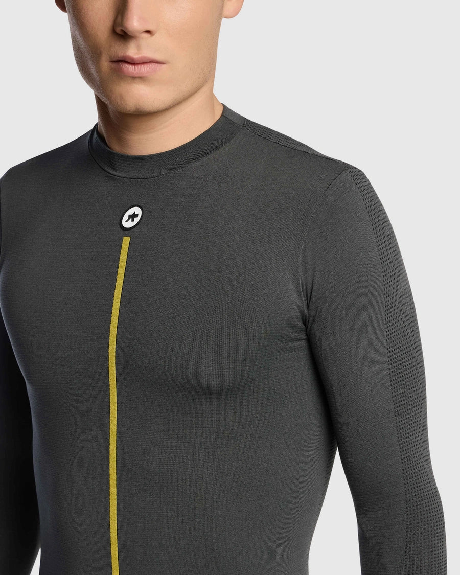 Unterhemd ASSOS SPRING FALL P1 Langarm Grau