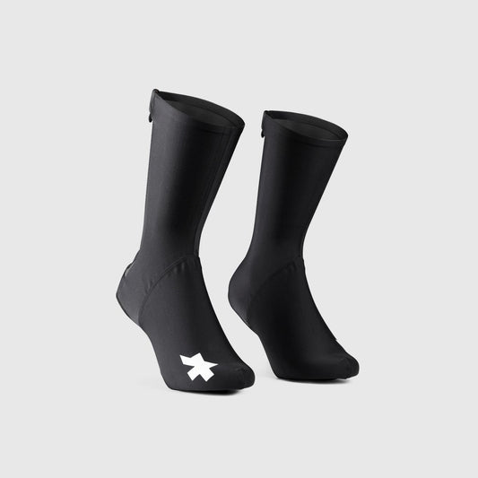 Überschuhe ASSOS RS SPRING FALL RAIN P1 Schwarz