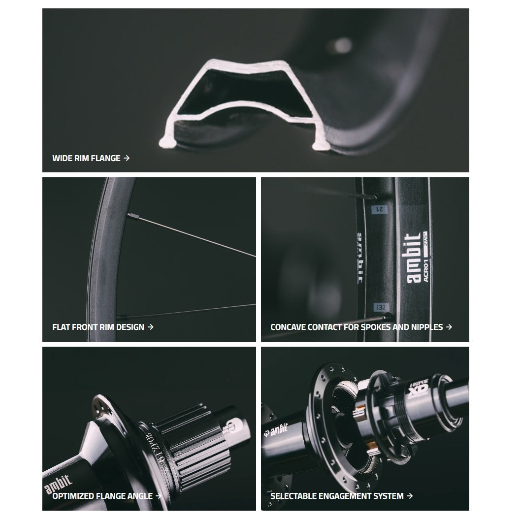 Vorderrad AMBIT REALM 27.5" 15*110mm Boost