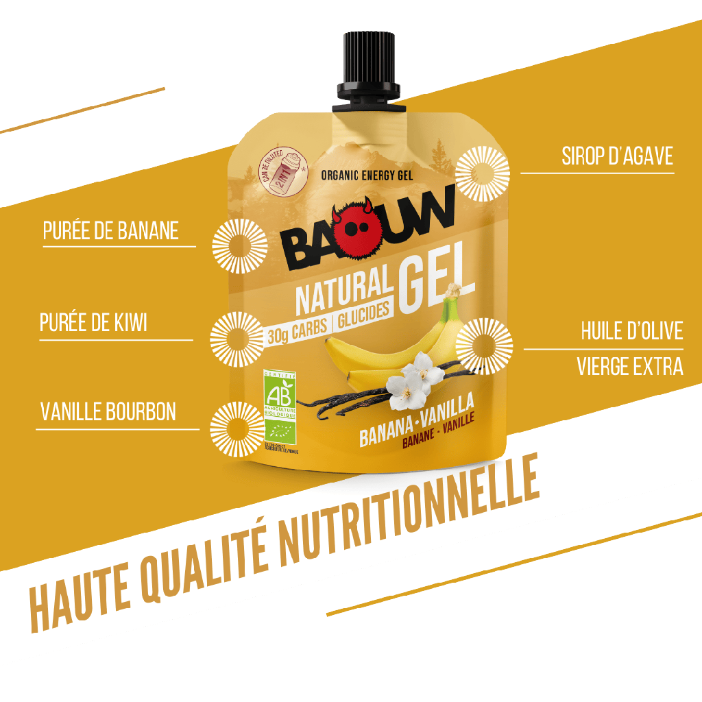Energiegel BAOUW BIO Banane-Vanille (85g)