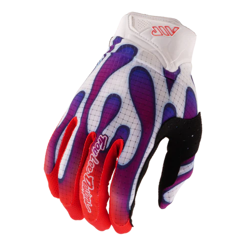 Handschuhe TROY LEE DESIGNS AIR OVERSPRAY Junior Weiß/Violett