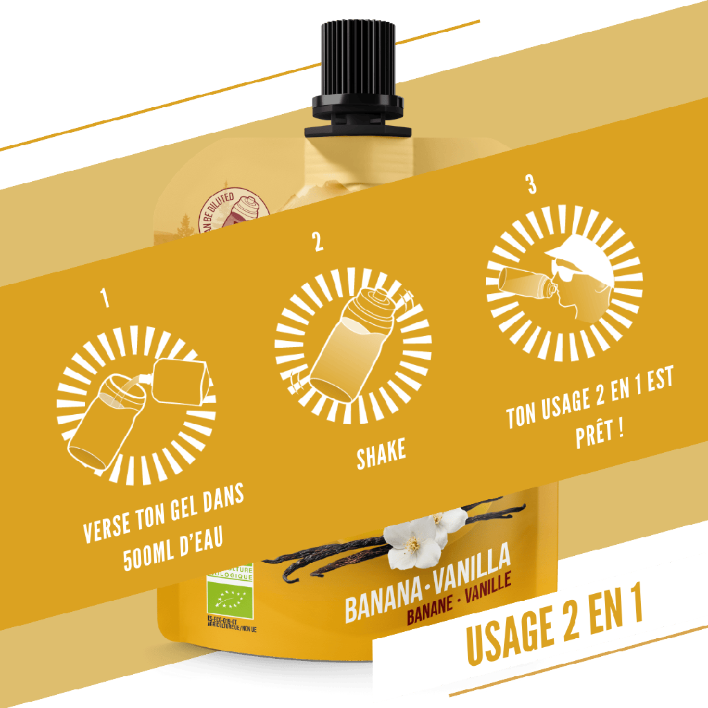 Energiegel BAOUW BIO Banane-Vanille (85g)