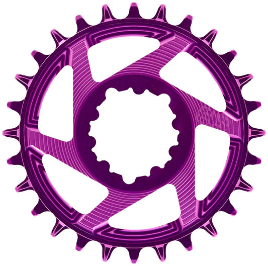 Mono-Kettenblatt E-THIRTEEN HELIX RACE 11/12V Direct Mount SRAM Boost Offset 3mm Violett