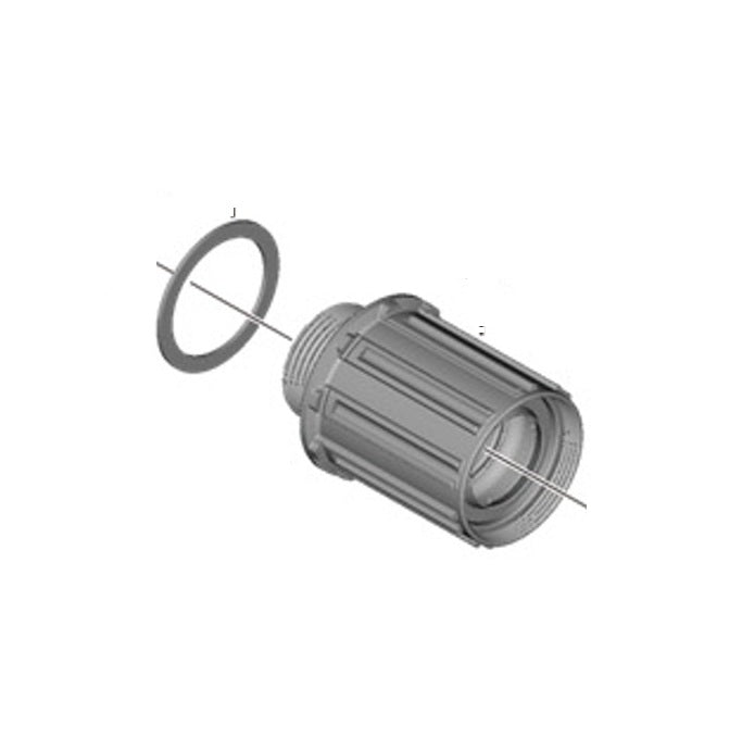 Freilaufkörper SHIMANO WH-R9170-C60 Typ Shimano HG