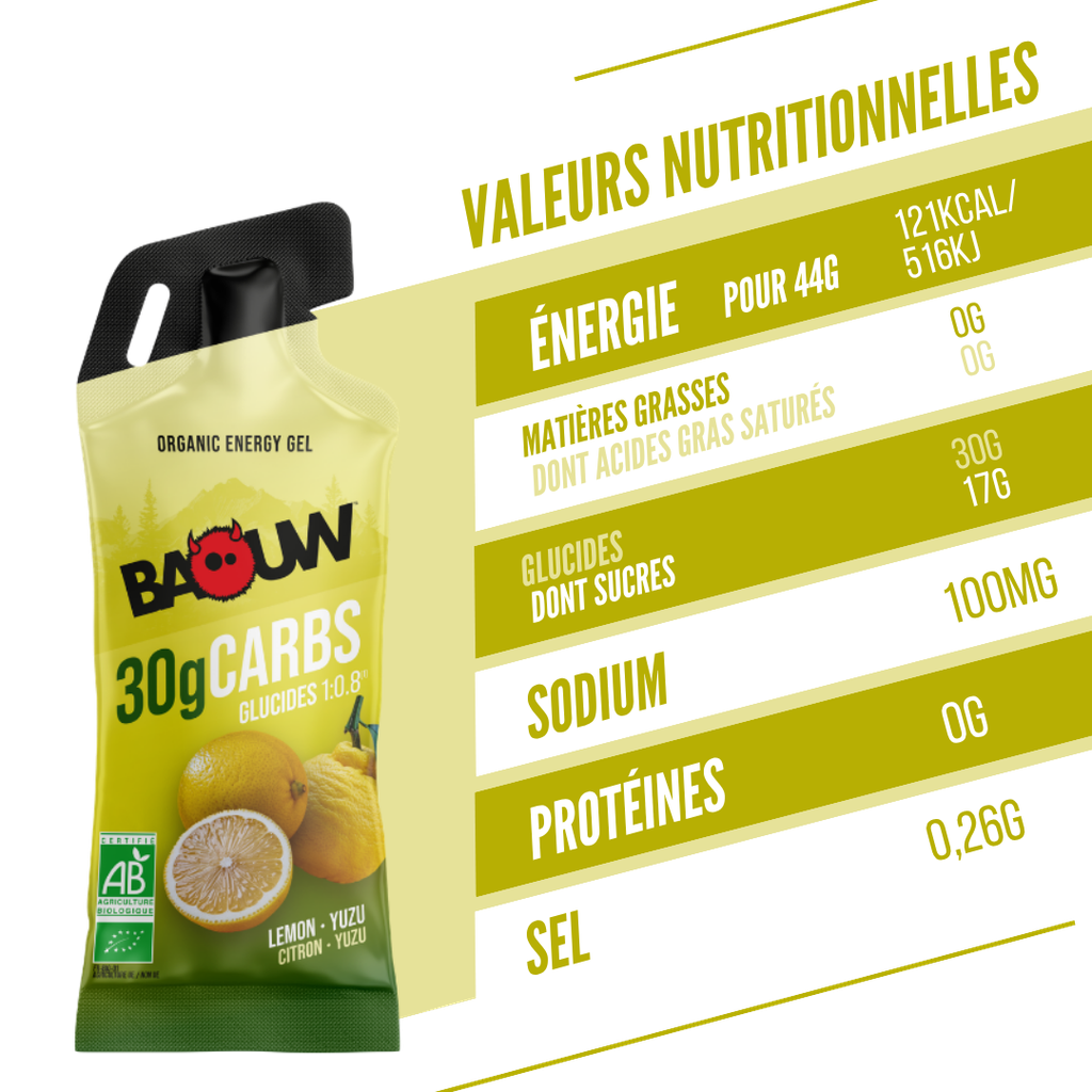 Energie-Gel BAOUW Zitrone/Yuzu (44g)